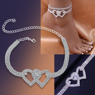 Жіноча браслет на щиколотку | DIAMONDS