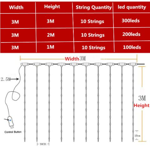 CURLIGHT LED curtain