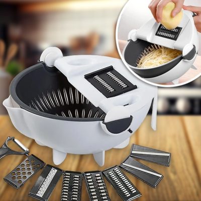 9 в 1 Овочерізка з кошиком для зливу | SORTEX