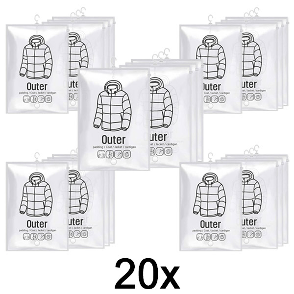 5x Вакуумні пакети для зберігання на вішалках (4 шт.) | VACUHANG