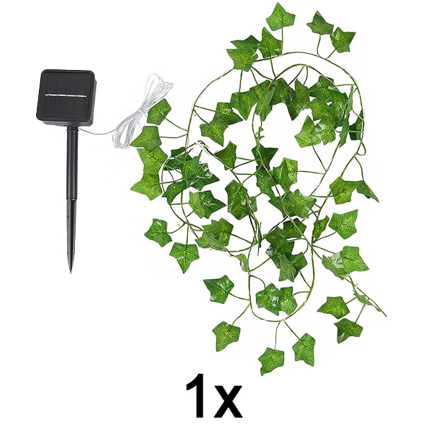1x Сонячні ліхтарі з штучним плющем (5 м) | LEAFGLO