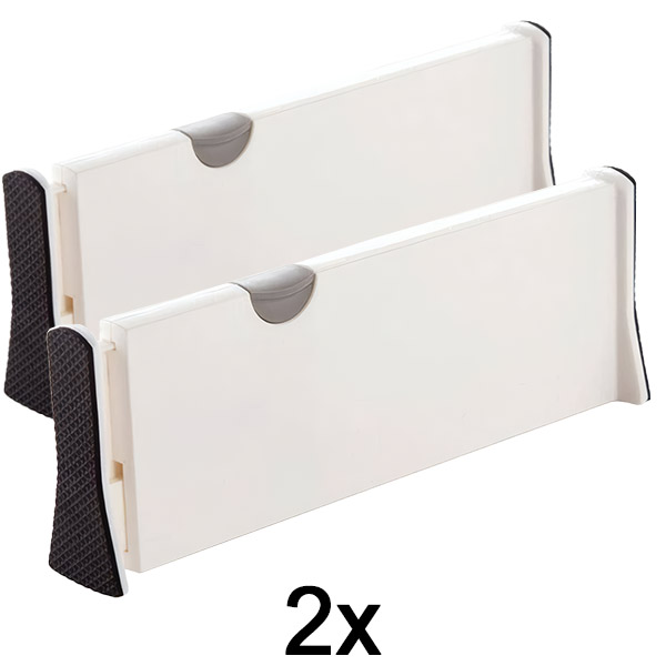 2x Регульований подільник для шухляд або полиць | DIVISERINO