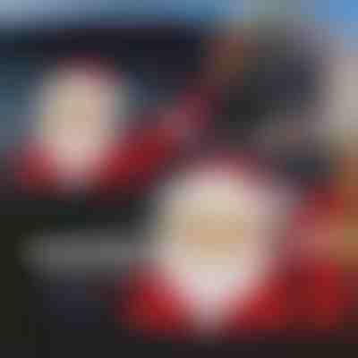 Наклейка Санта-Клауса на задній склоочисник автомобіля | SANTAWIPER